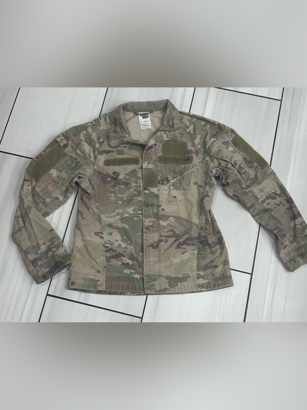 Massif Flight Suit Jacket NAVAIR V2 Adult Small SS Camo Full Zip FR USA